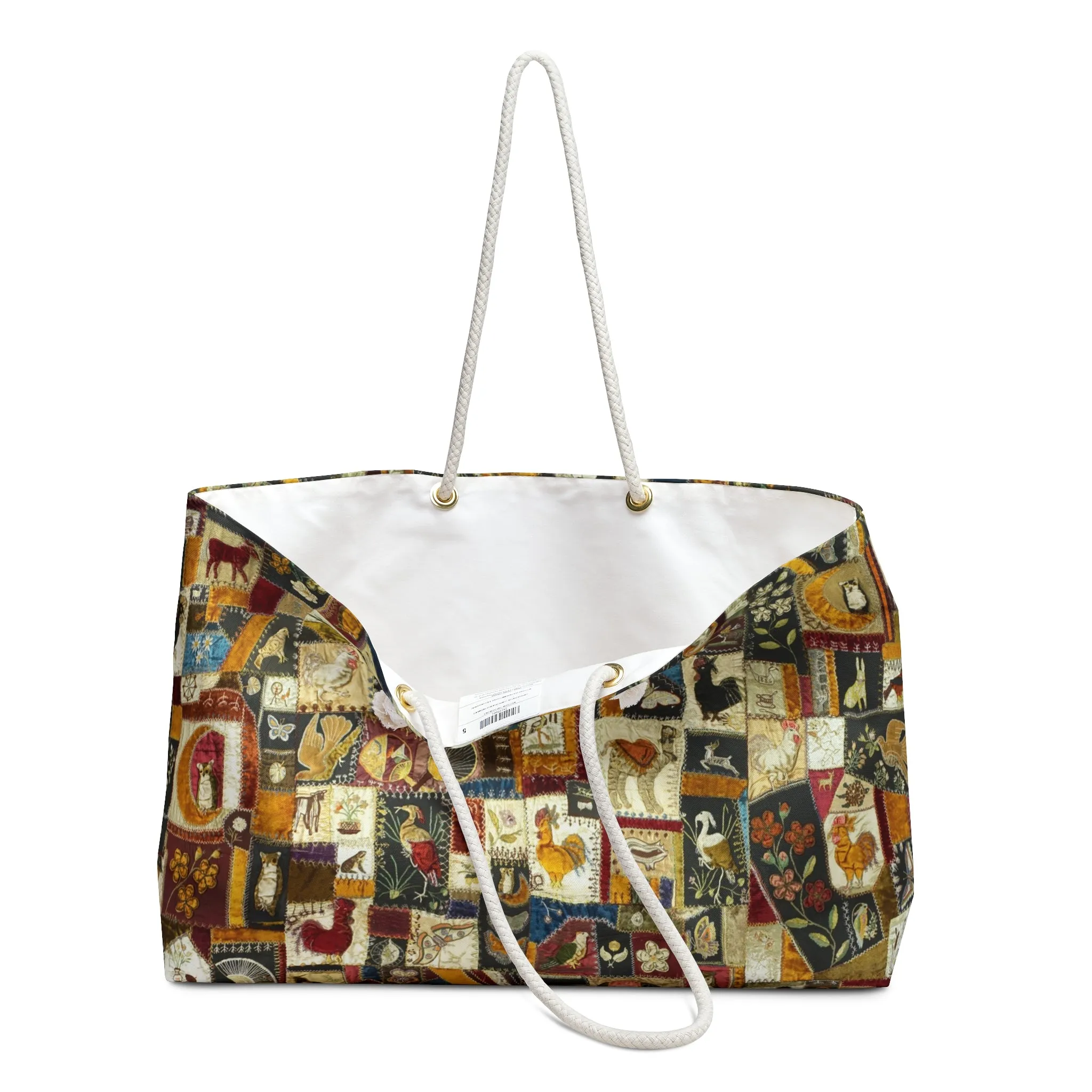 Florence Marving CrazyQuilt Weekender Tote Bag