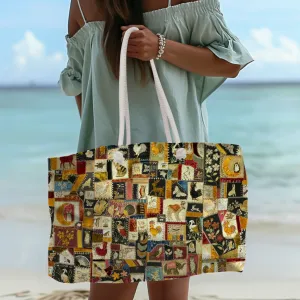 Florence Marving CrazyQuilt Weekender Tote Bag