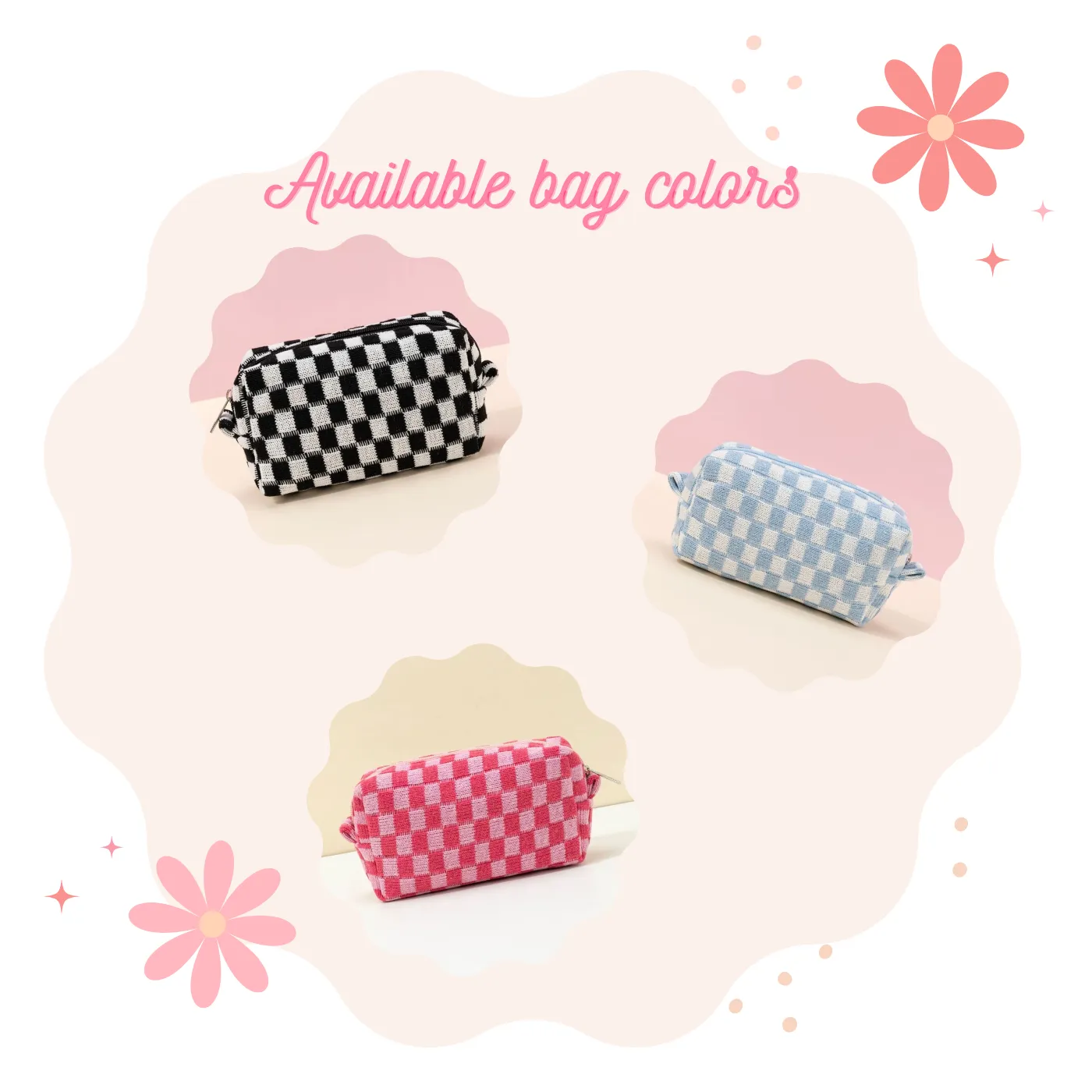Flower Makeup Bag Set