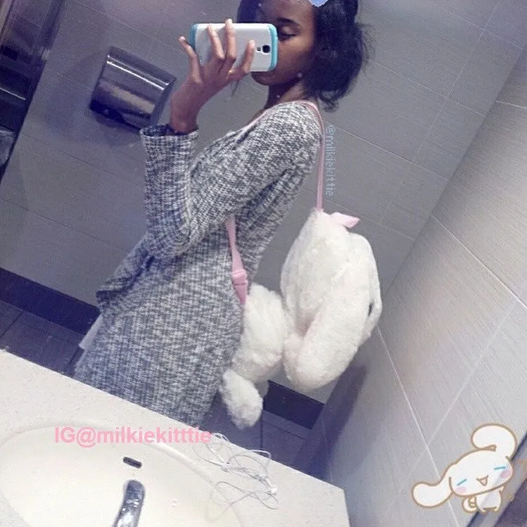 Fluffy Bunny Backpack