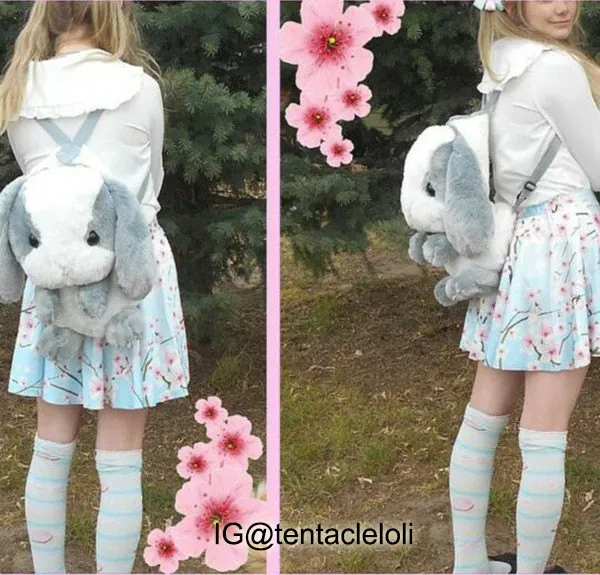 Fluffy Bunny Backpack