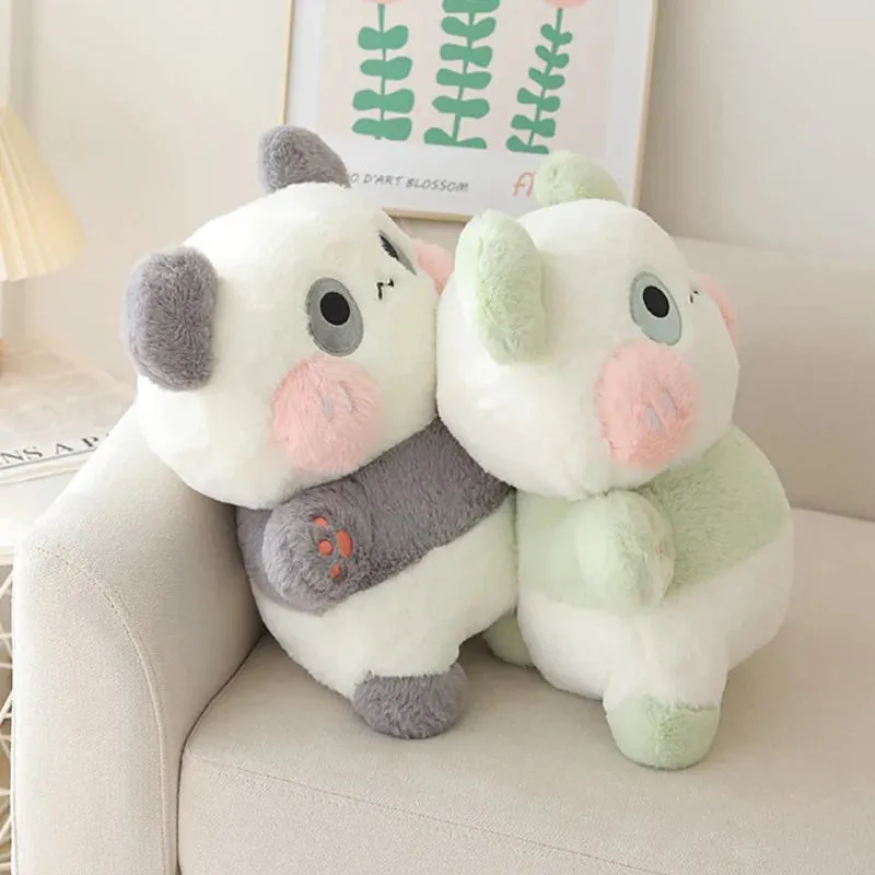 Fluffy Kawaii Panda Stuffed Animals Squad Plushies