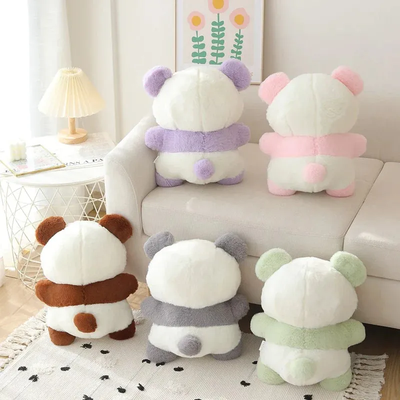 Fluffy Kawaii Panda Stuffed Animals Squad Plushies