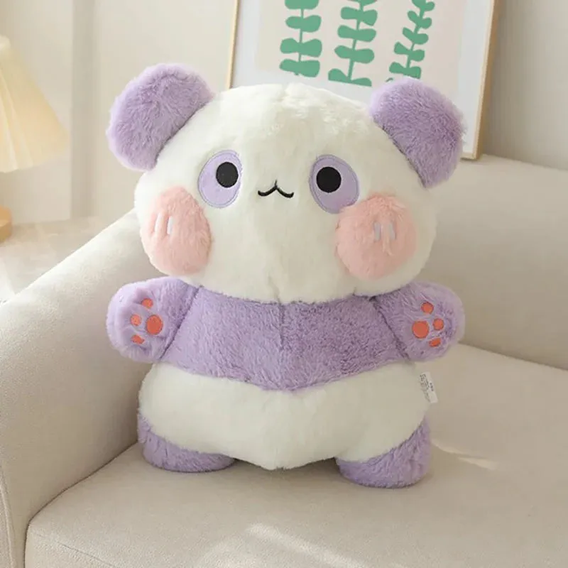 Fluffy Kawaii Panda Stuffed Animals Squad Plushies