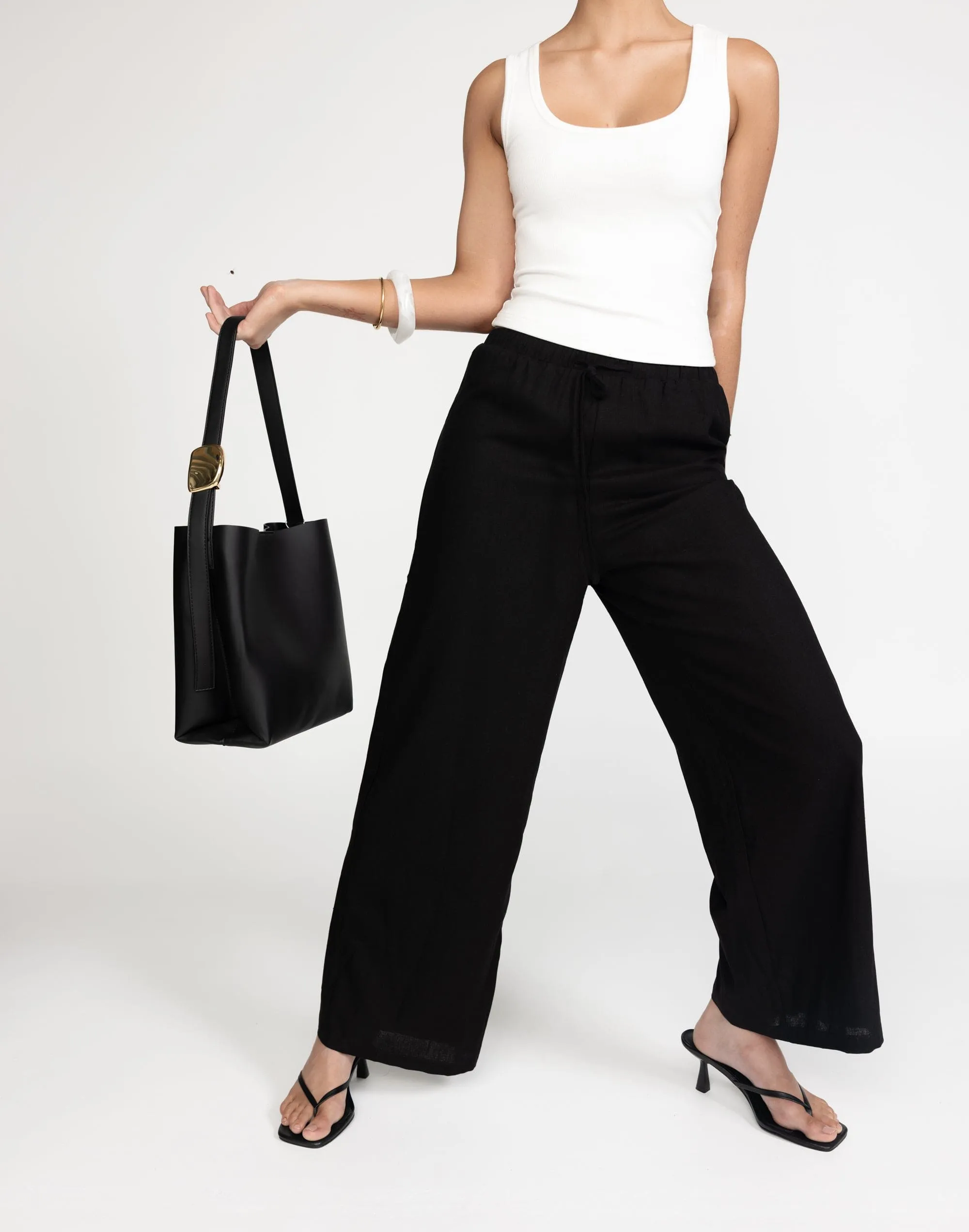 Francesca Shoulder Bag (Black) - By Billini