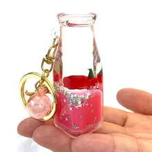 FRUIT BOTTLE FLOATY KEY CHARM  | 12071 | BC Mini