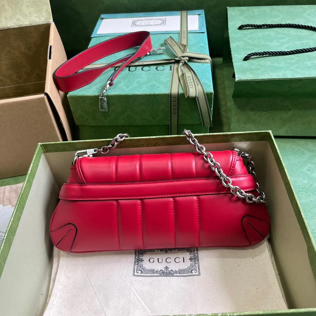 GC593 Gucci Horsebit Chain Small Shoulder Bag / HIGHEST QUALITY VERSION / 10.6"W x 4.5"H x 2"D