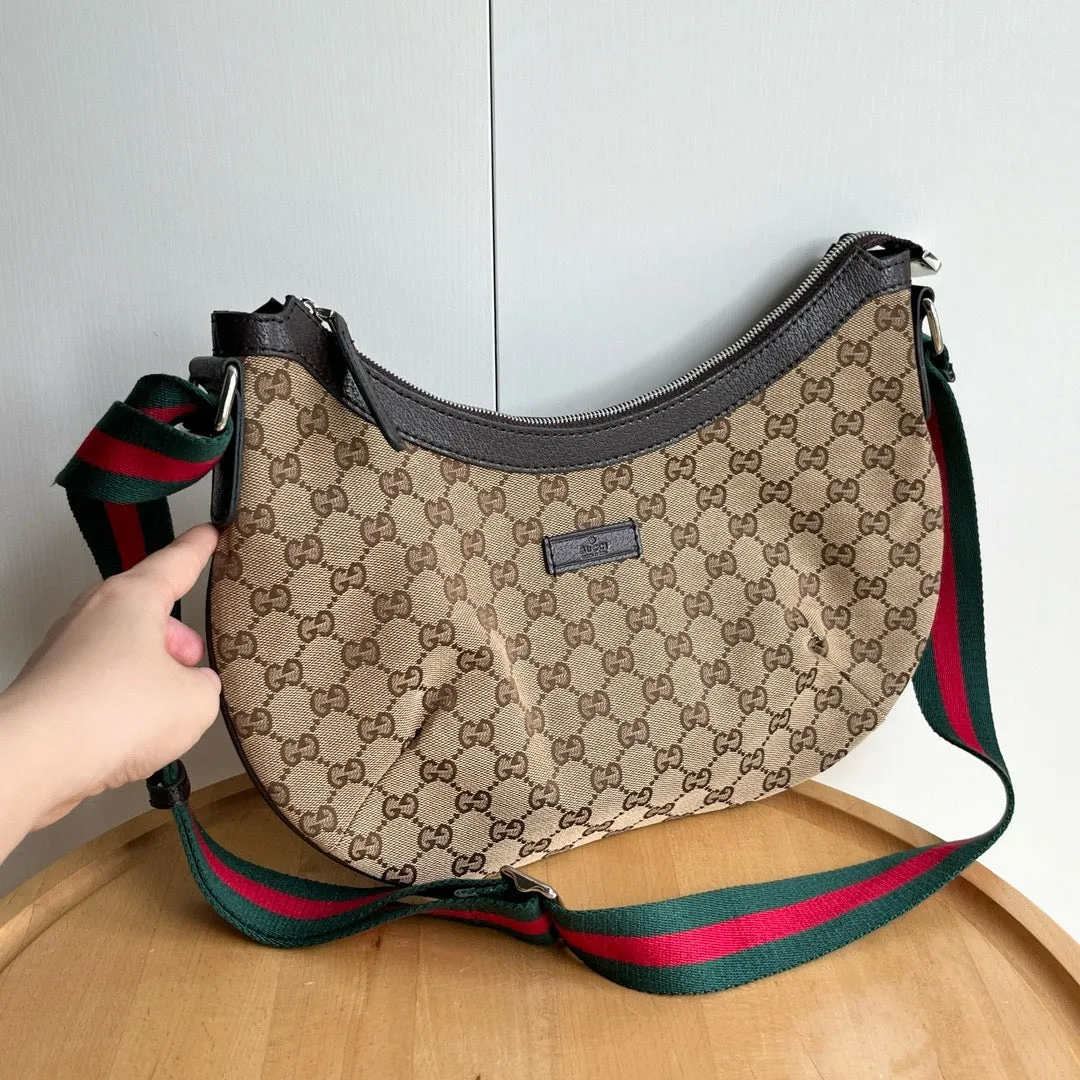 GC687 Gucci B Shoulder Bag / 13x9x1.6inch