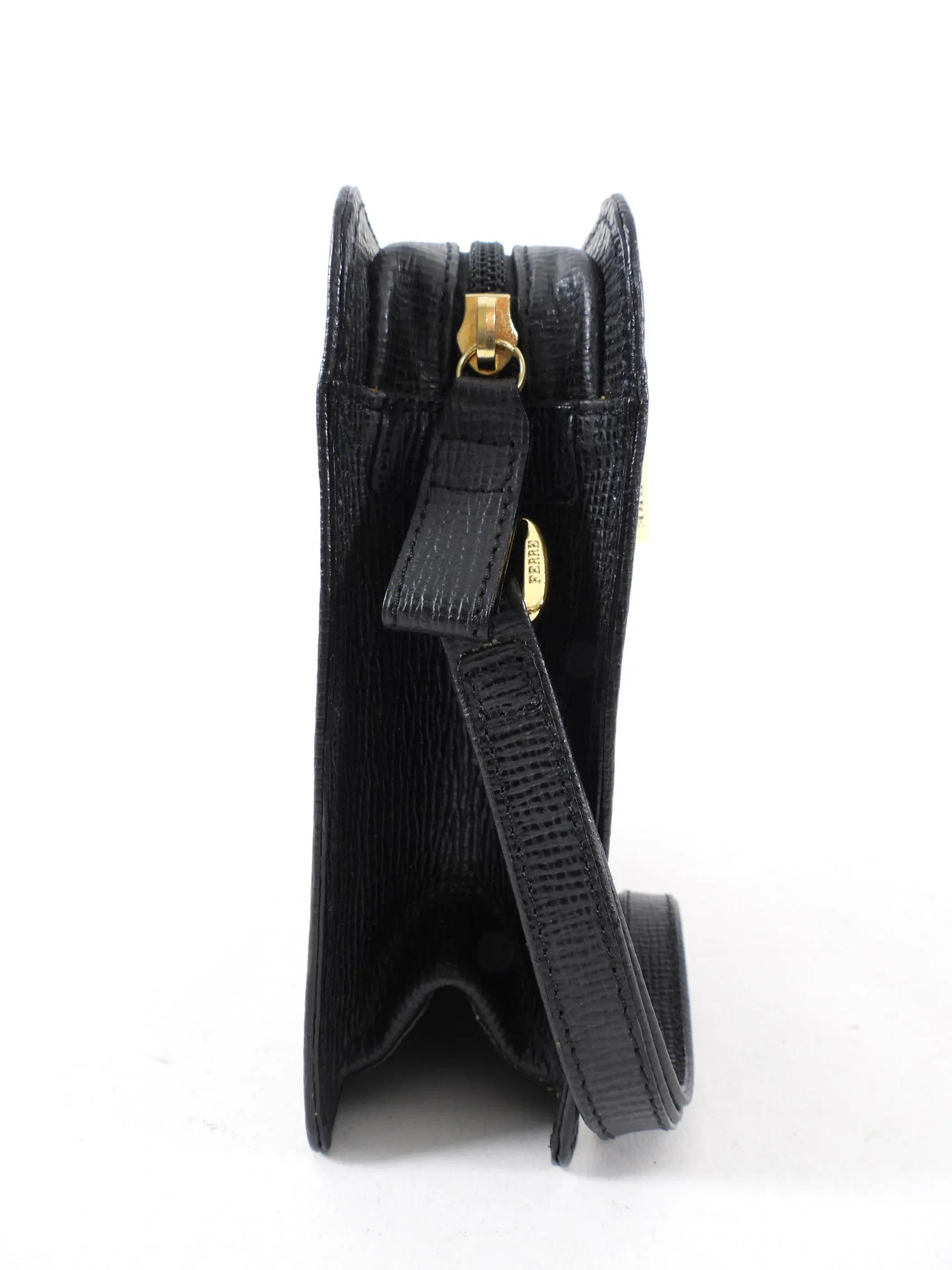Gianfranco Ferre Vintage Black Wristlet Clutch Bag
