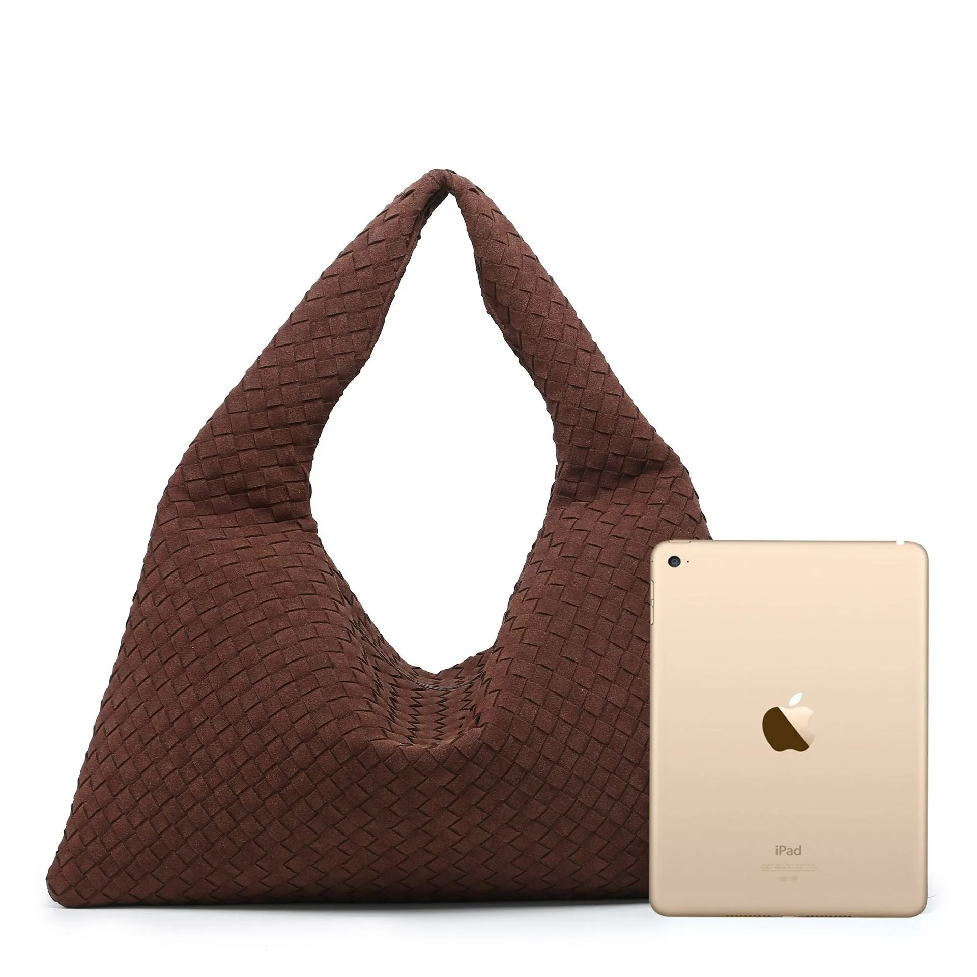 Giant Underarm Woven Shoulder Tote Bag
