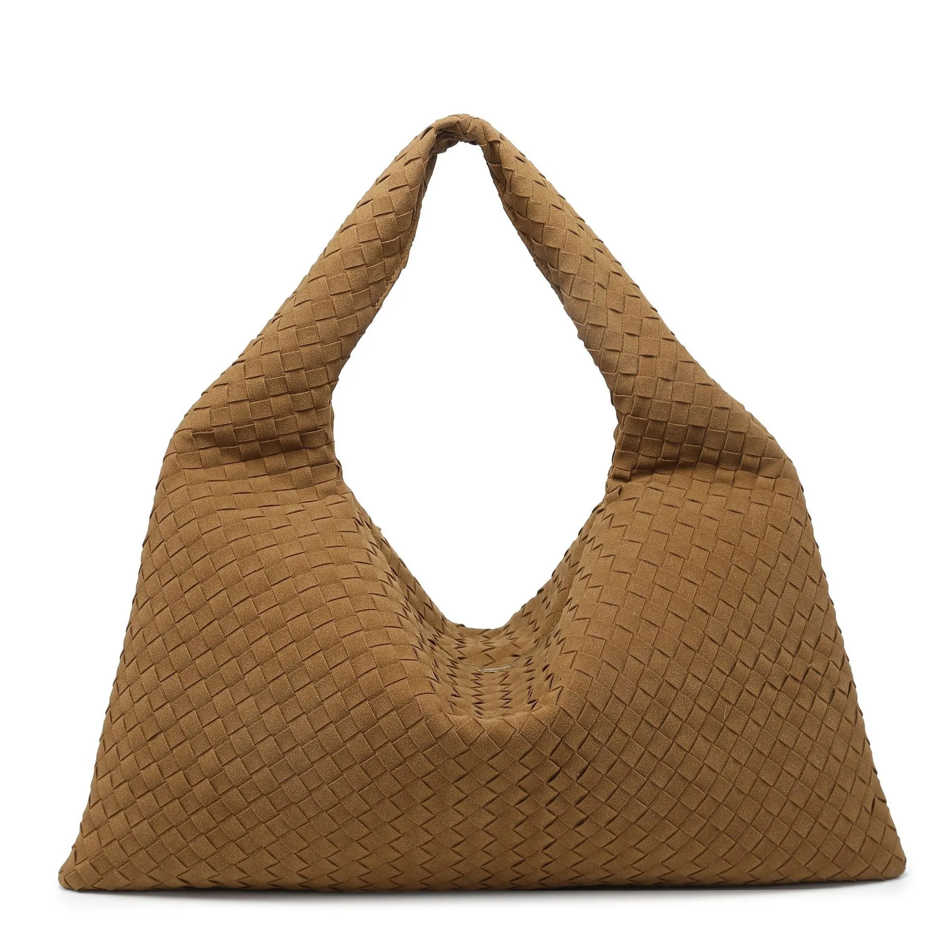 Giant Underarm Woven Shoulder Tote Bag