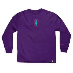 Girl Sanrio Kawaii Arcade Friends LS Tee Purple