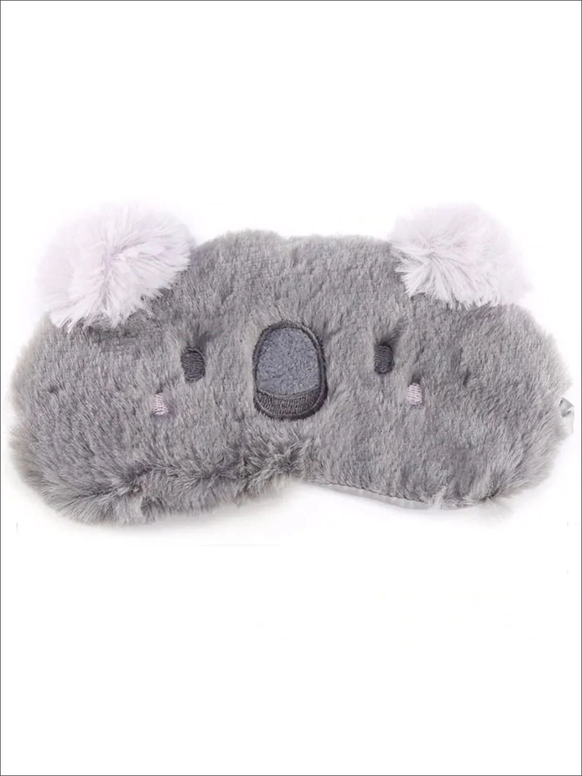 Girls Plush Holiday Animal Eye Mask