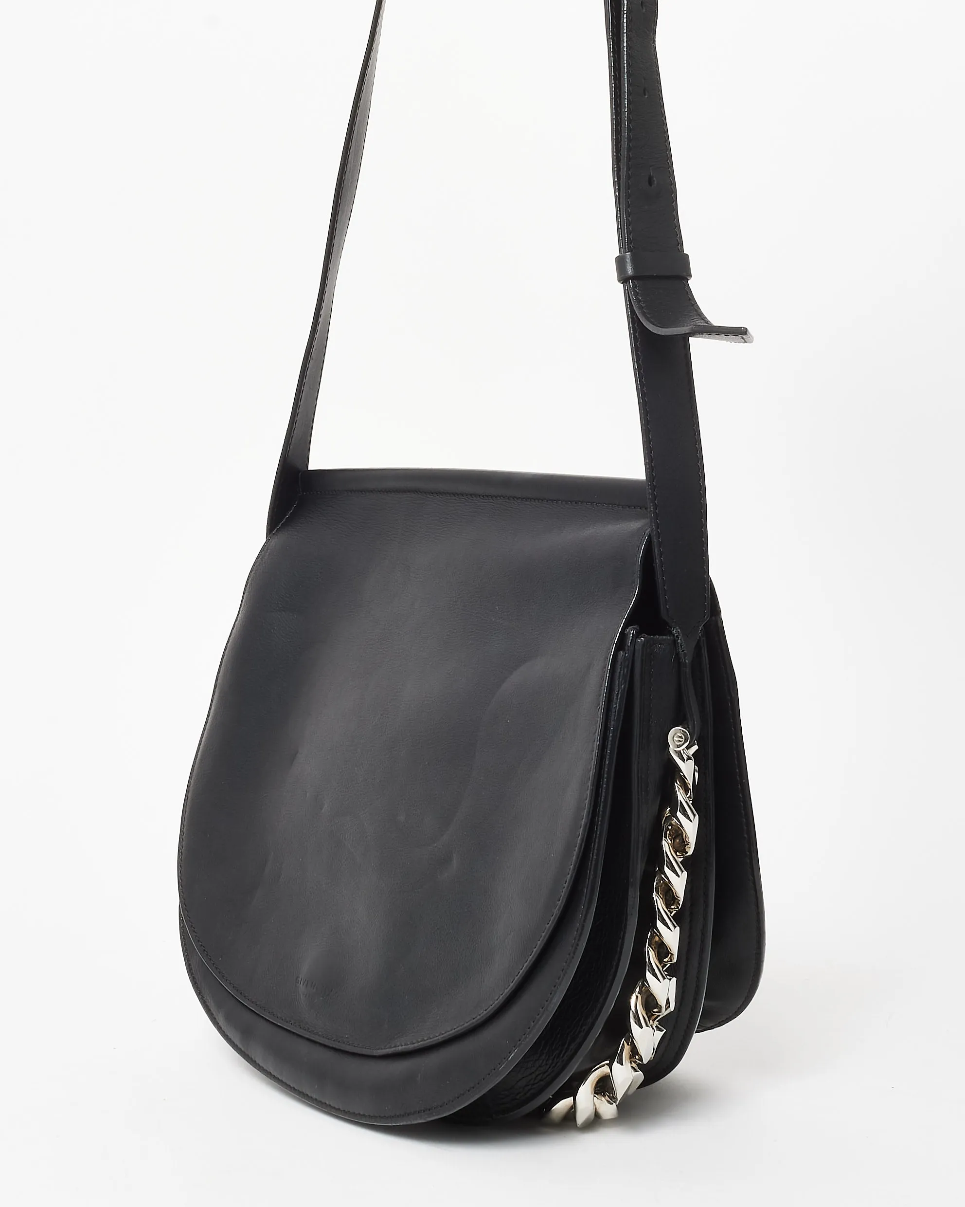 Givenchy Black Leather Chain Crossbody Bag