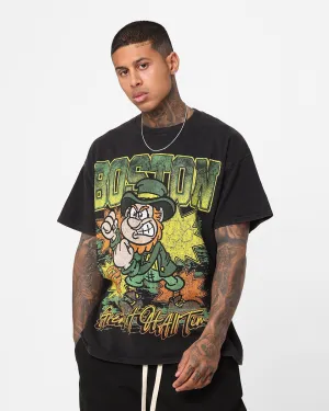 Goat Crew Boston Luck Vintage T-Shirt Black Wash