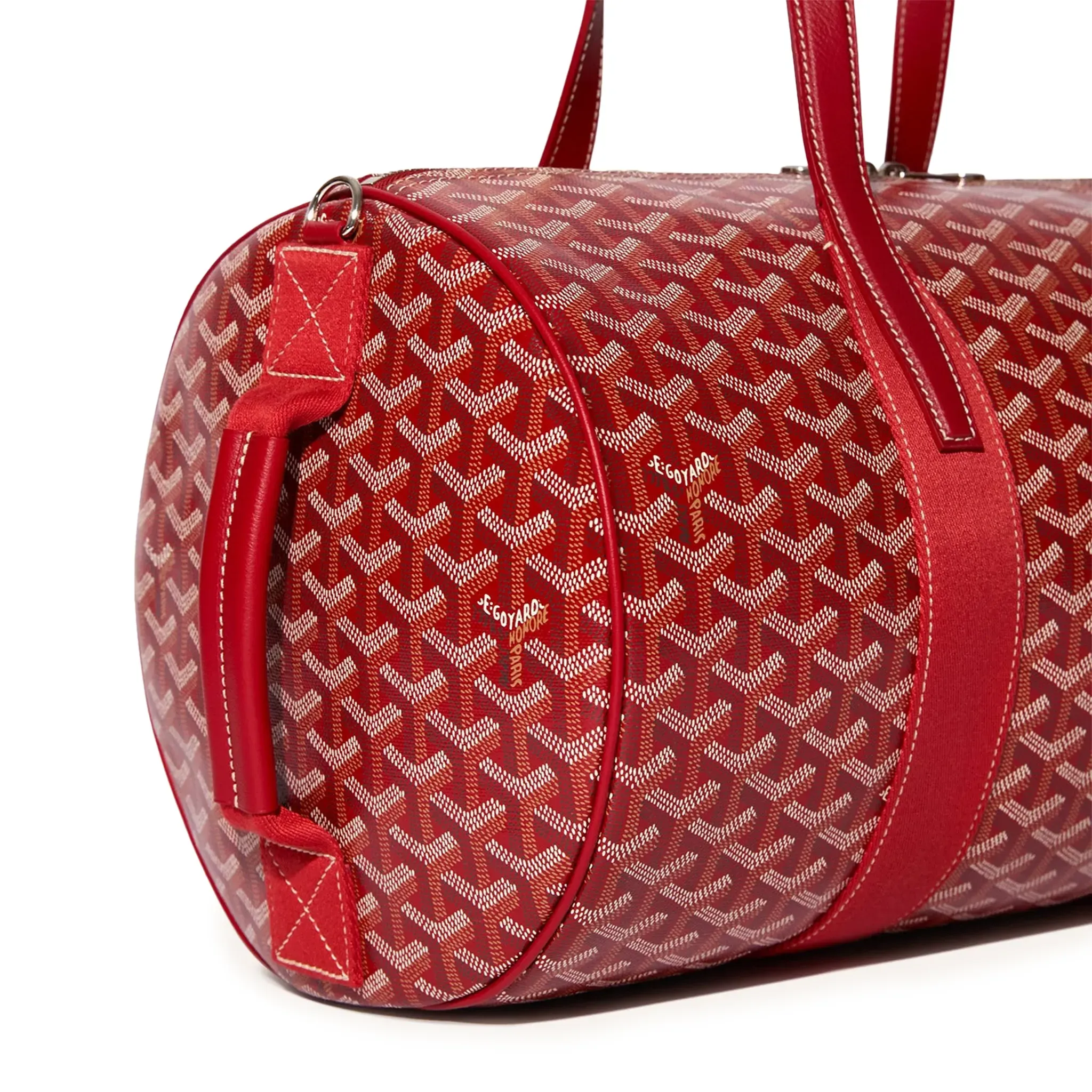 Goyard Barrel 40 Sports Bag Red