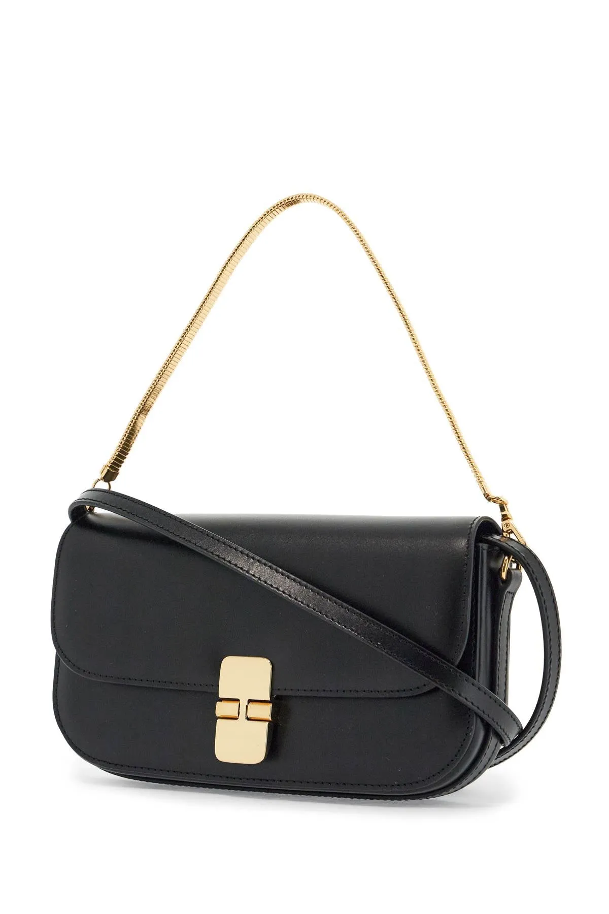 Grace Chain Leather Clutch
