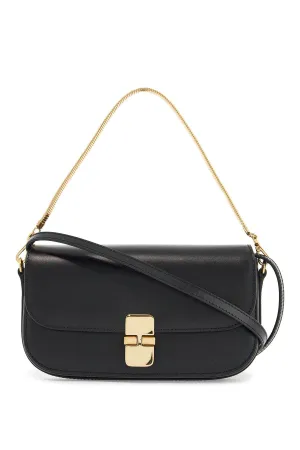 Grace Chain Leather Clutch