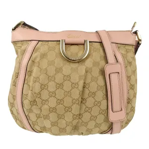 Gucci Beige Pink Gg Crossbody Bag