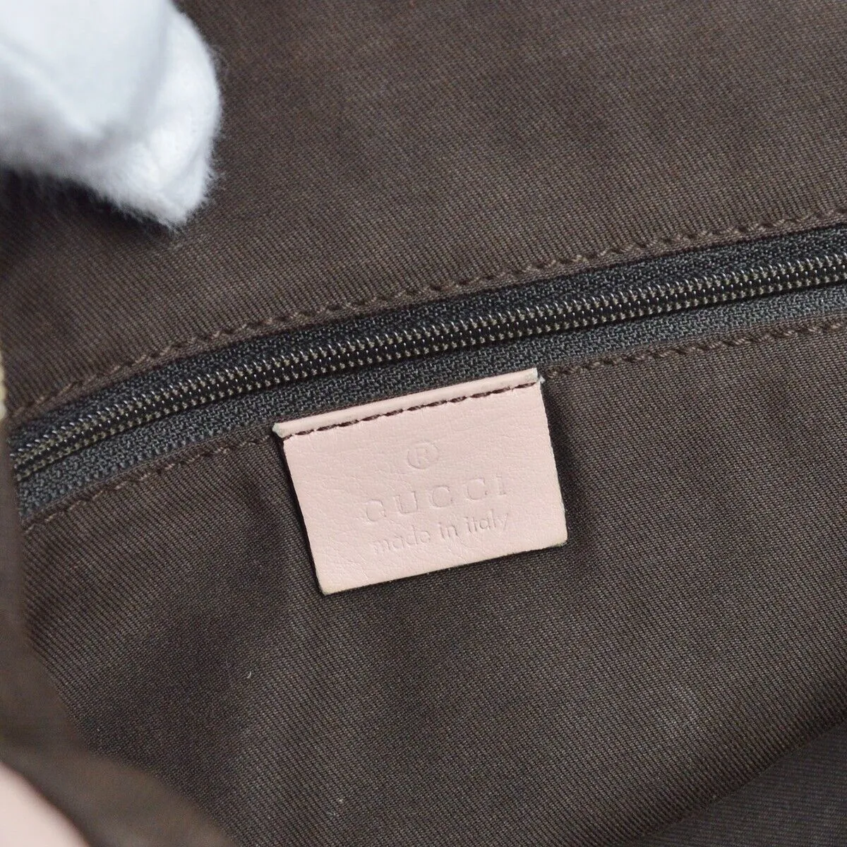 Gucci Beige Pink Gg Crossbody Bag