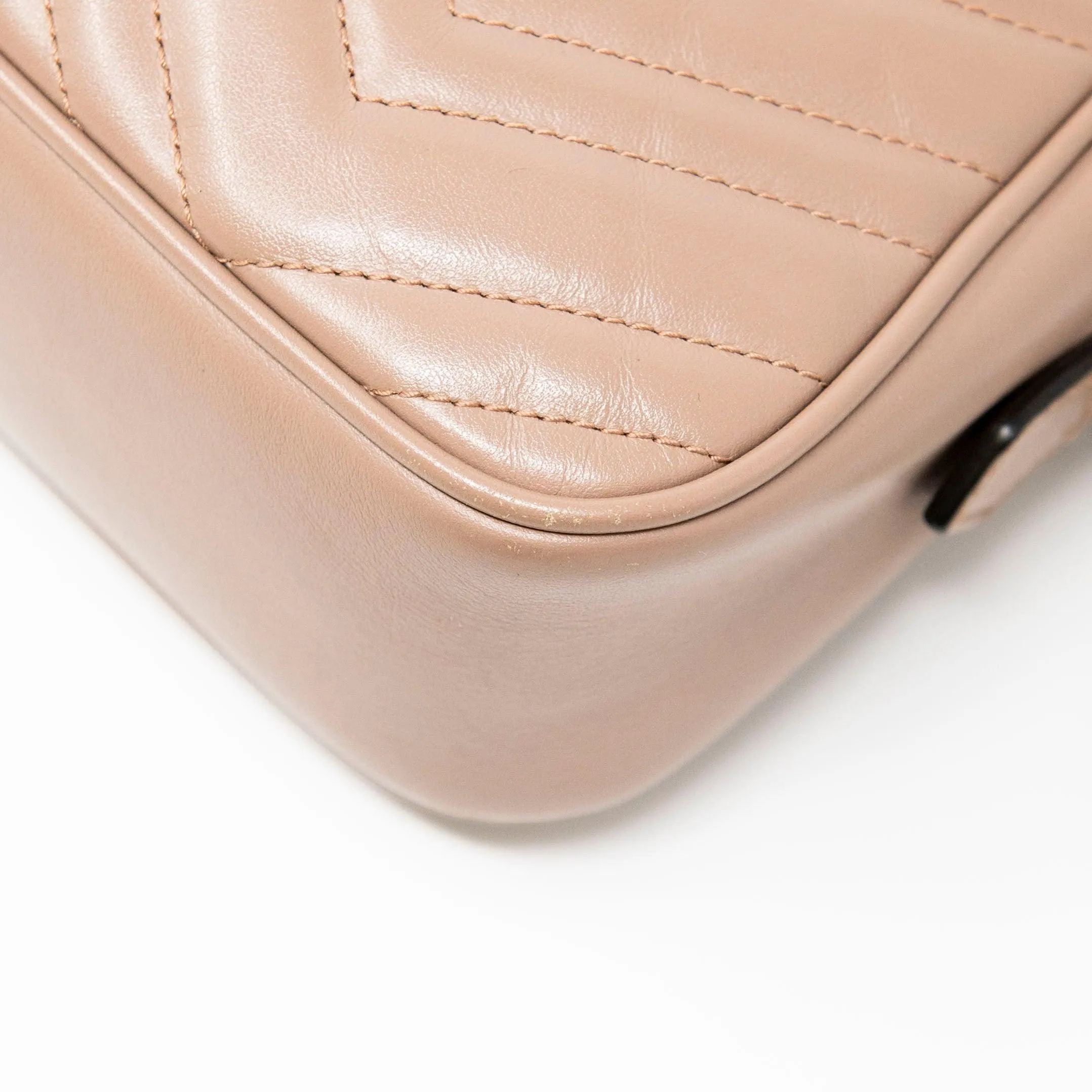 Gucci Dusty Pink Small Marmont Camera Bag