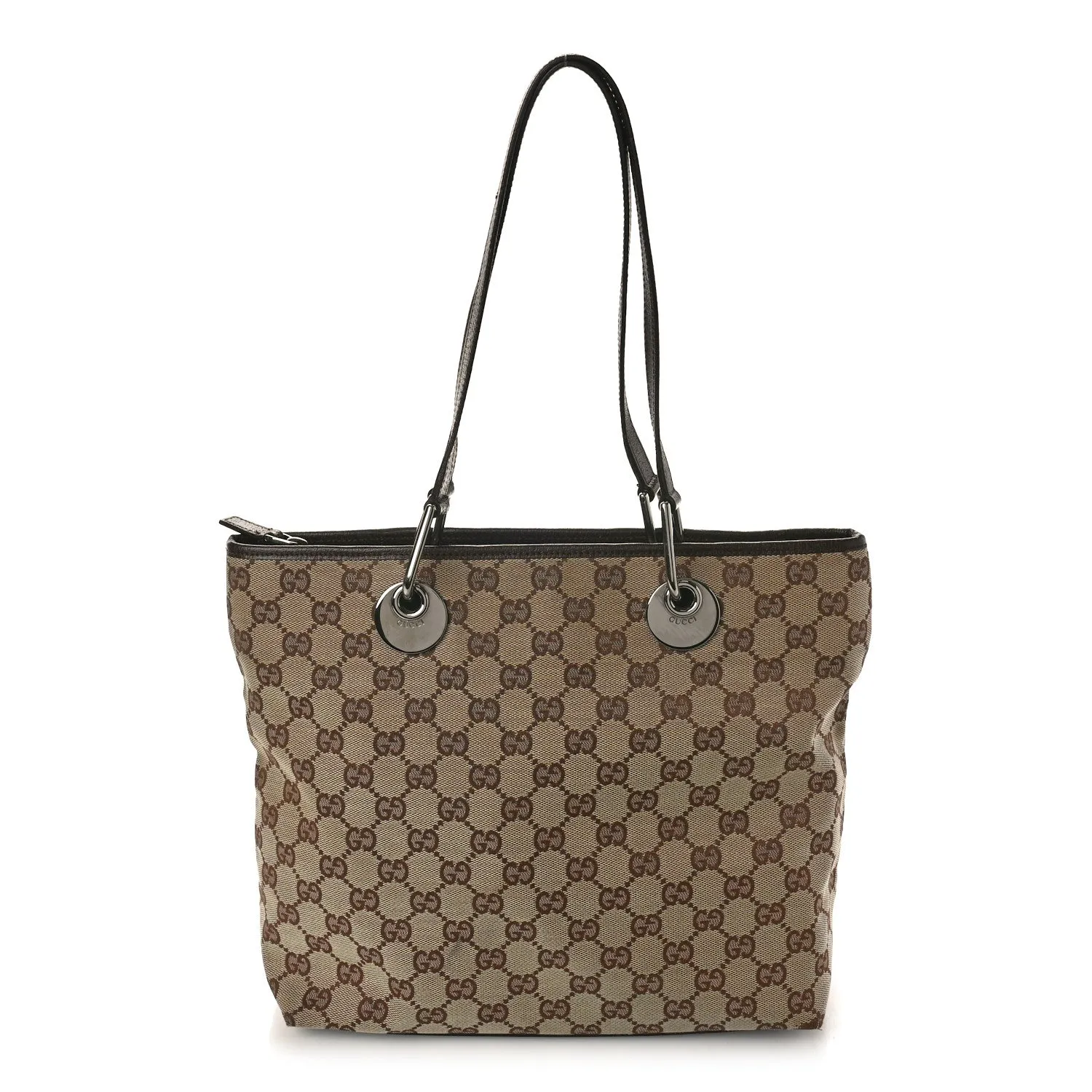 Gucci Eclipse Tote Brown