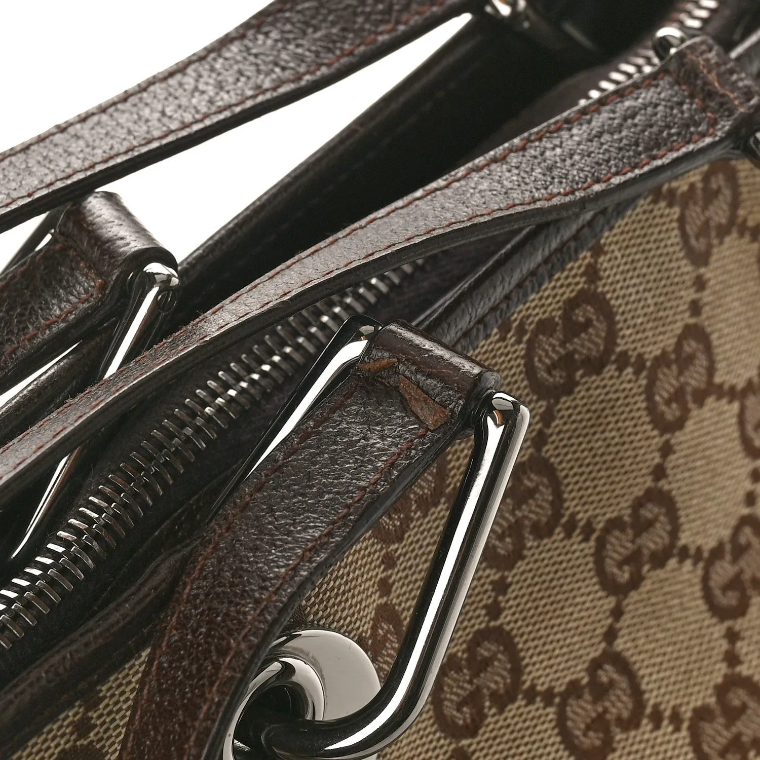 Gucci Eclipse Tote Brown