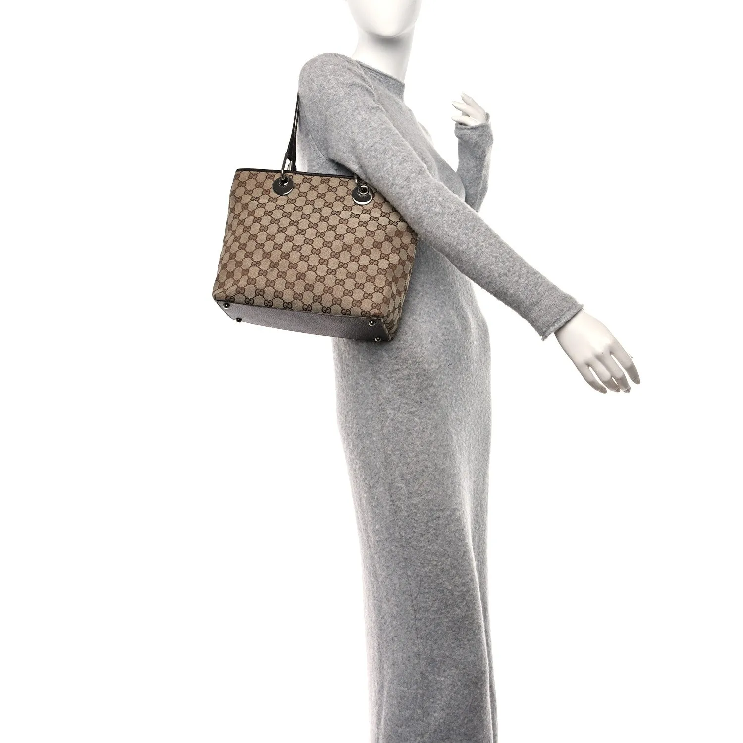 Gucci Eclipse Tote Brown