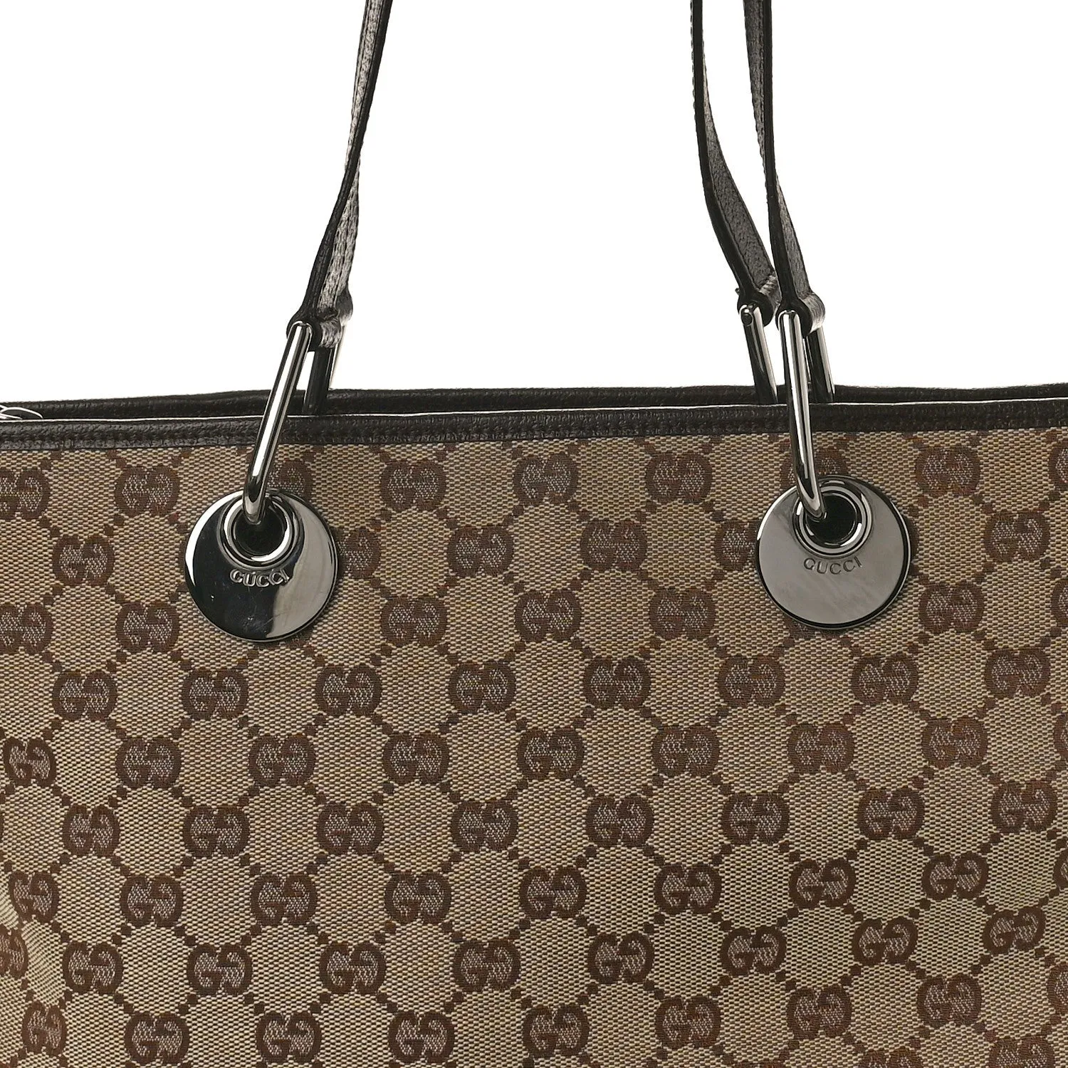 Gucci Eclipse Tote Brown