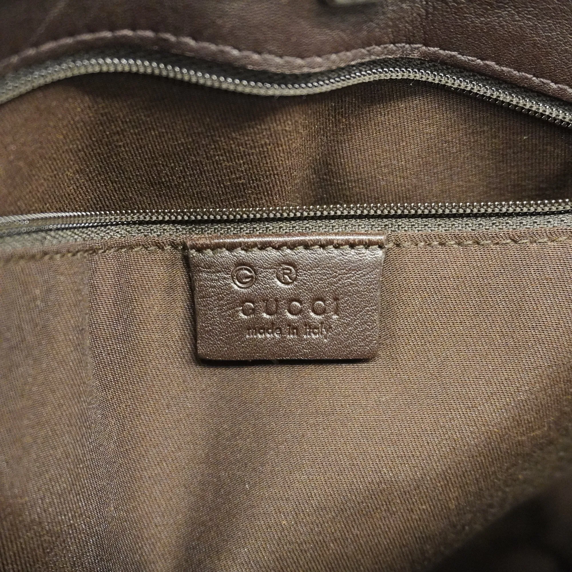 Gucci  GG Canvas Shoulder Bag 143745 Women's Shoulder Bag Brown