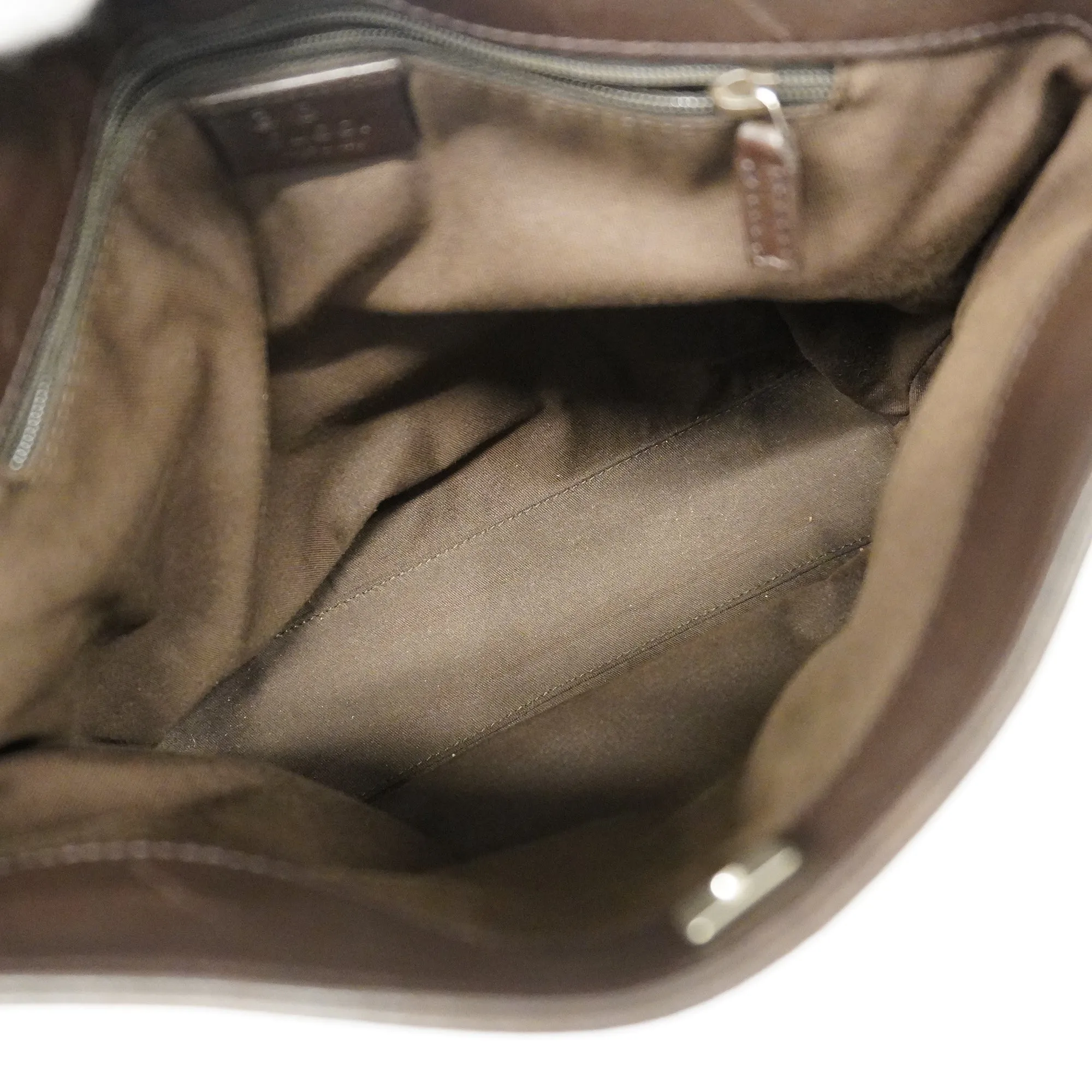 Gucci  GG Canvas Shoulder Bag 143745 Women's Shoulder Bag Brown