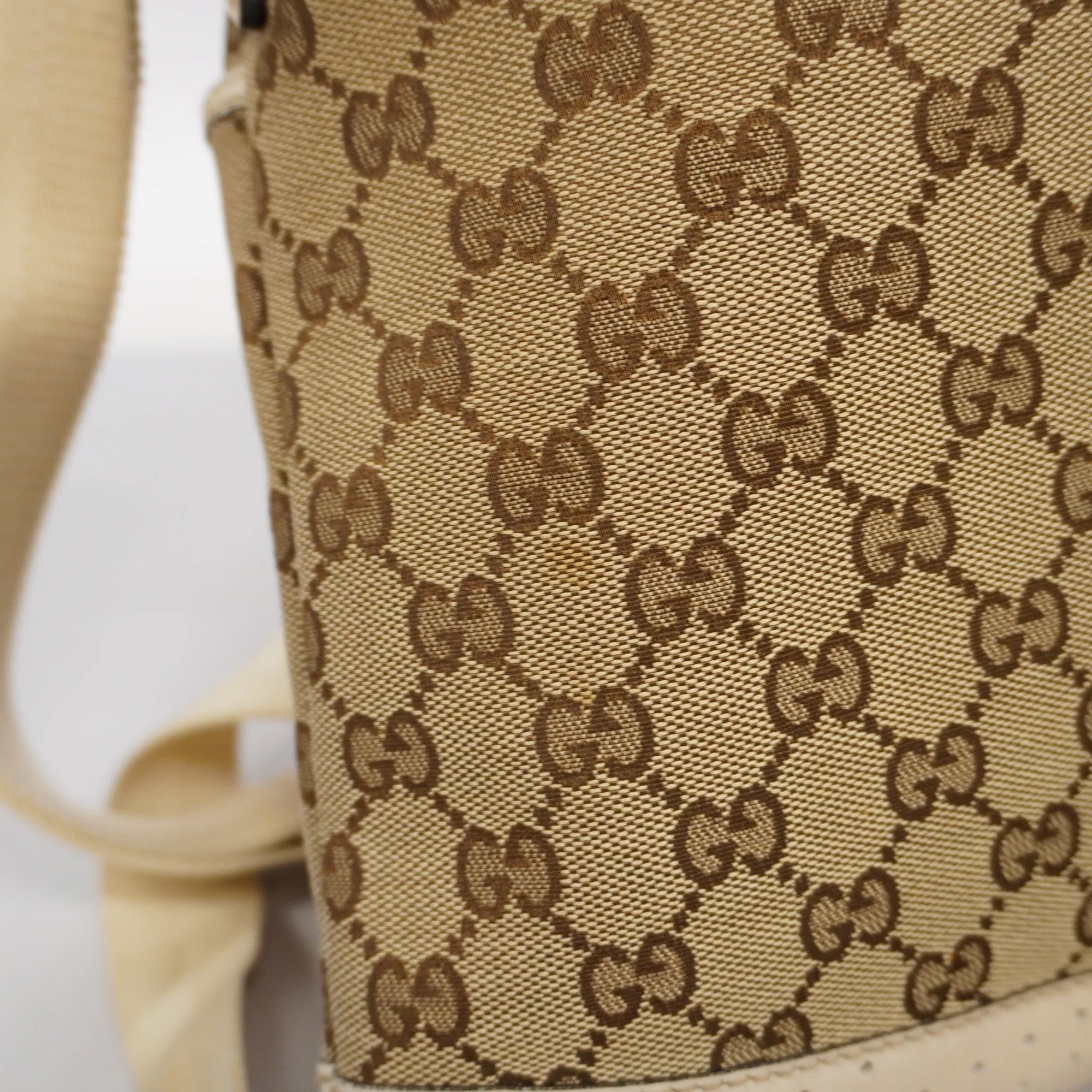 GUCCI  GG Canvas Shoulder Bag 145857 Women's Shoulder Bag Beige,Ivory