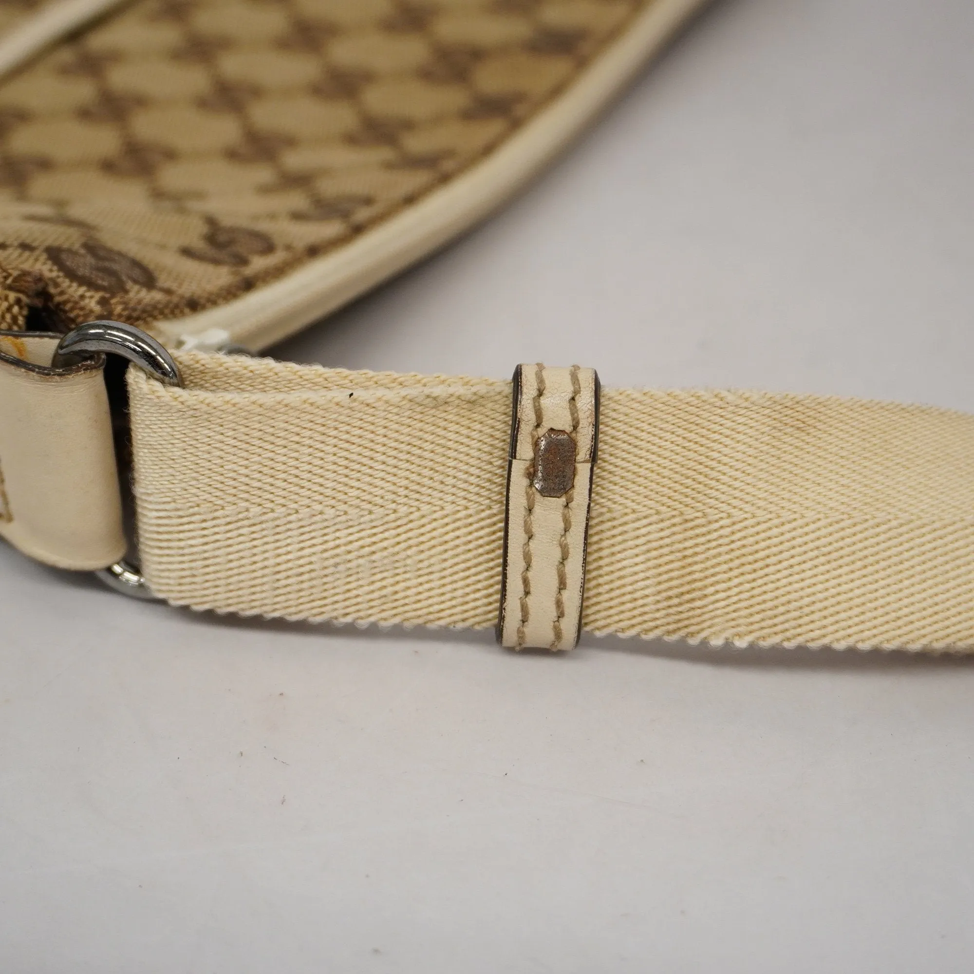 GUCCI  GG Canvas Shoulder Bag 145857 Women's Shoulder Bag Beige,Ivory