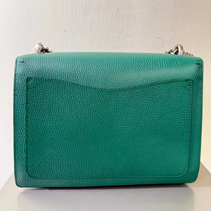 Gucci GG Dionysus Green Leather Chain Bag