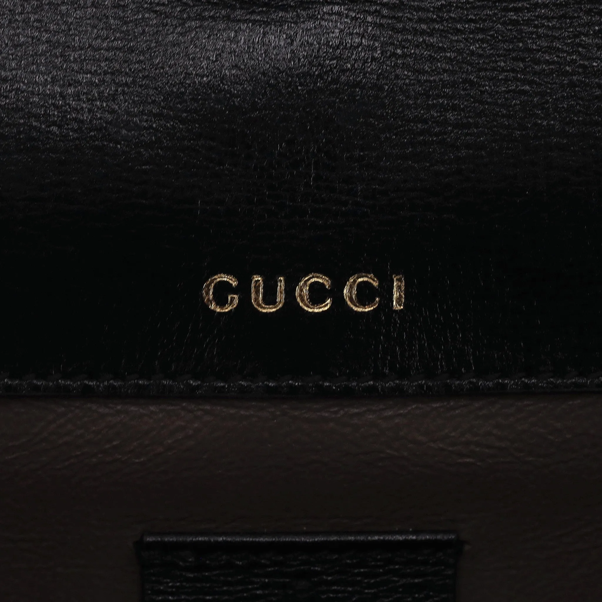 Gucci Leather Sylvie 1969 Mini Flap Messenger Bag