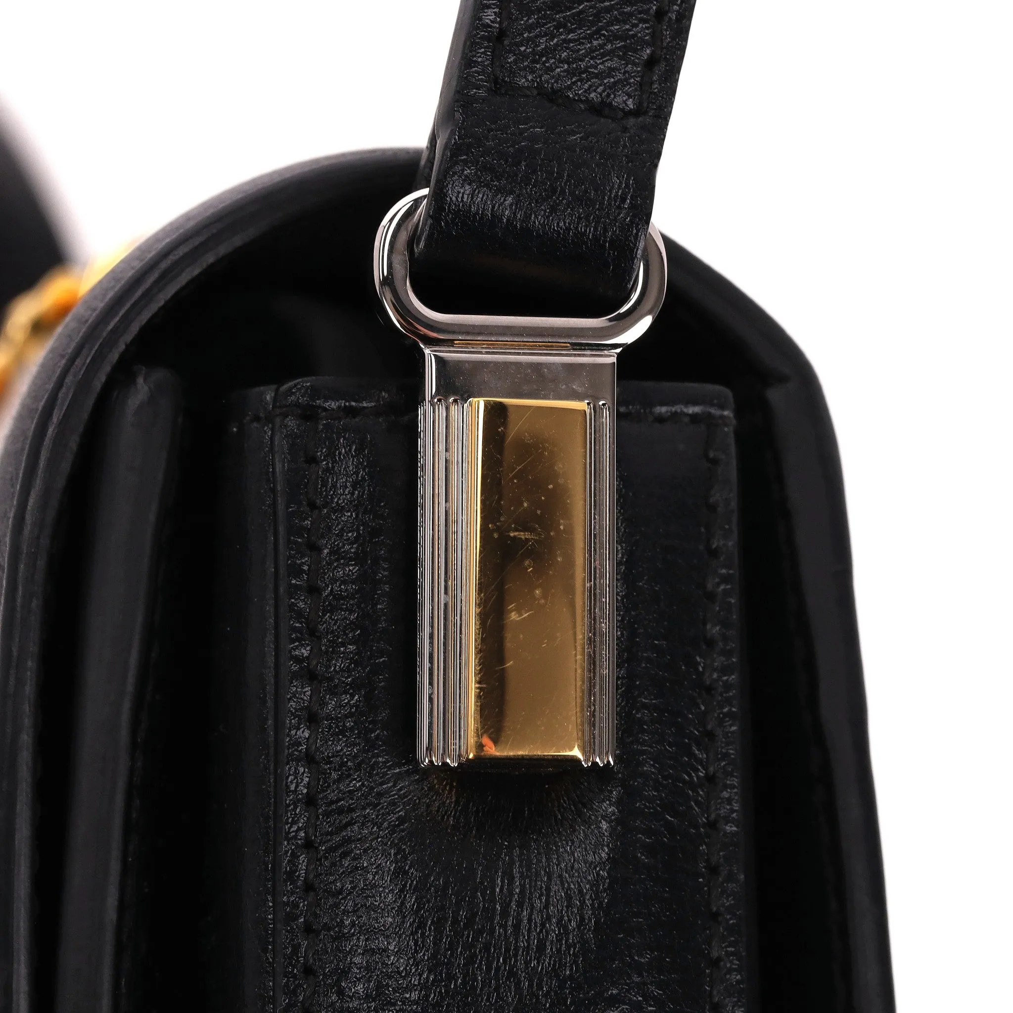 Gucci Leather Sylvie 1969 Mini Flap Messenger Bag