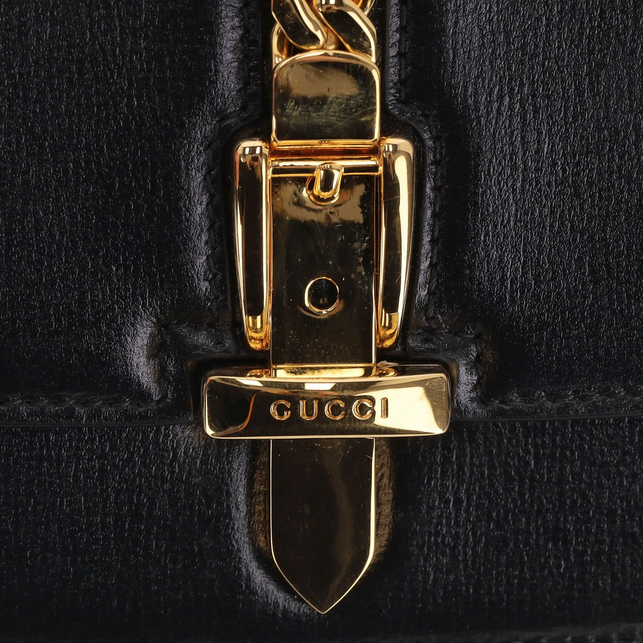 Gucci Leather Sylvie 1969 Mini Flap Messenger Bag