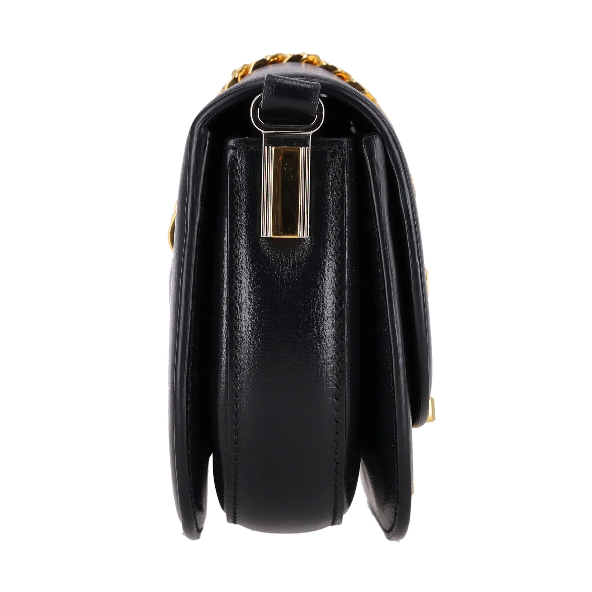 Gucci Leather Sylvie 1969 Mini Flap Messenger Bag