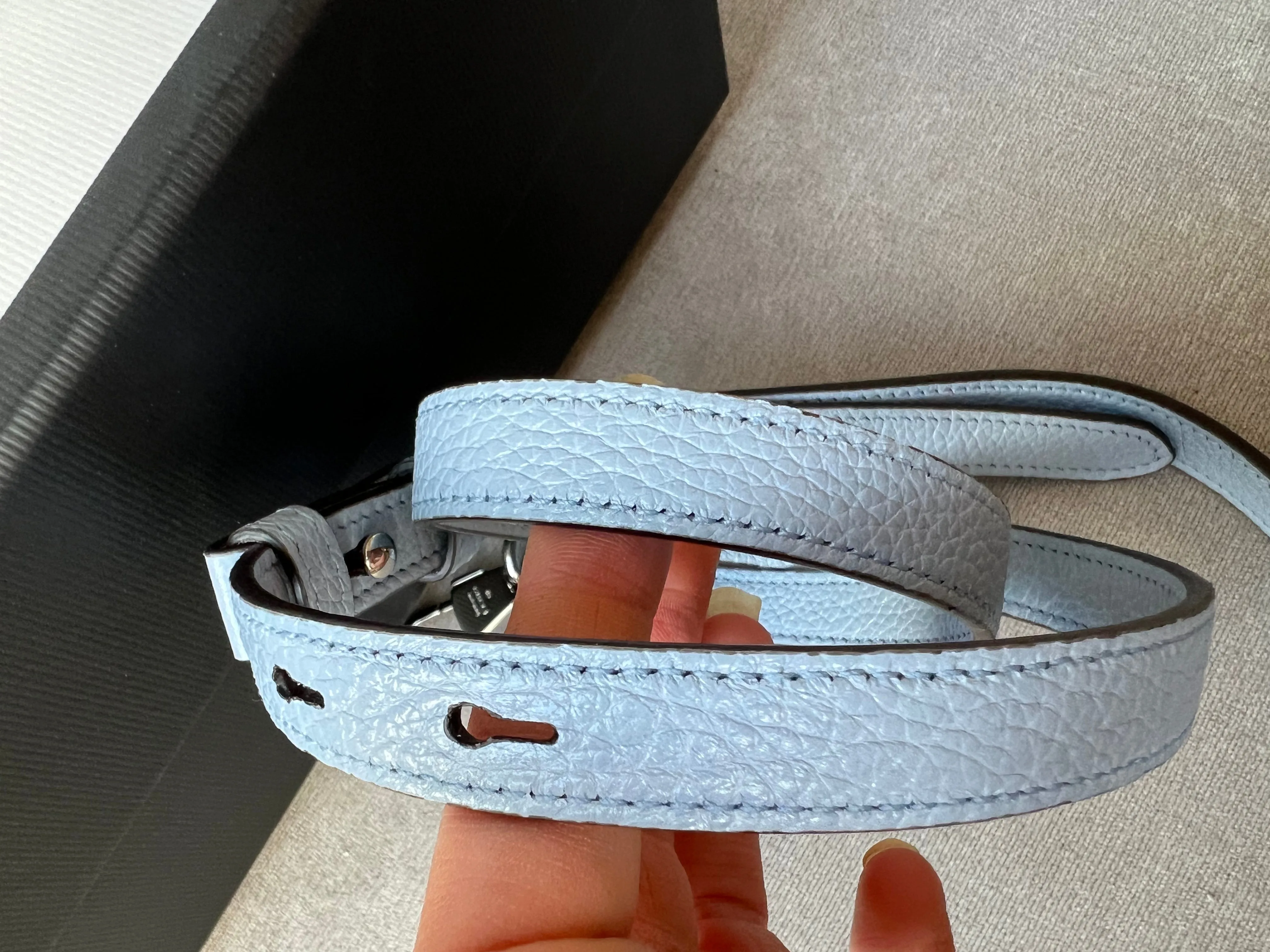 Gucci Pale Blue Medium Zumi Tote (2210)