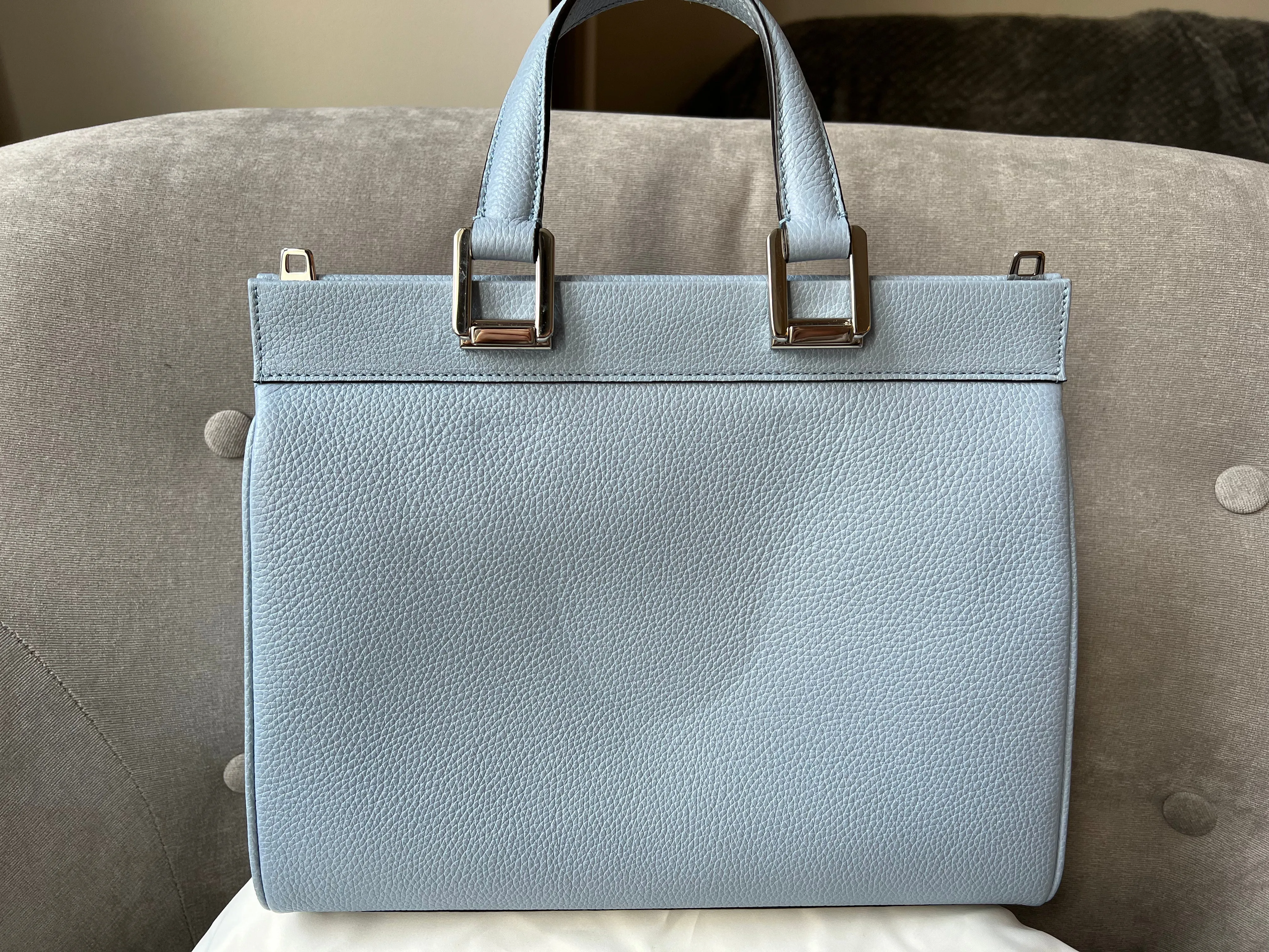 Gucci Pale Blue Medium Zumi Tote (2210)