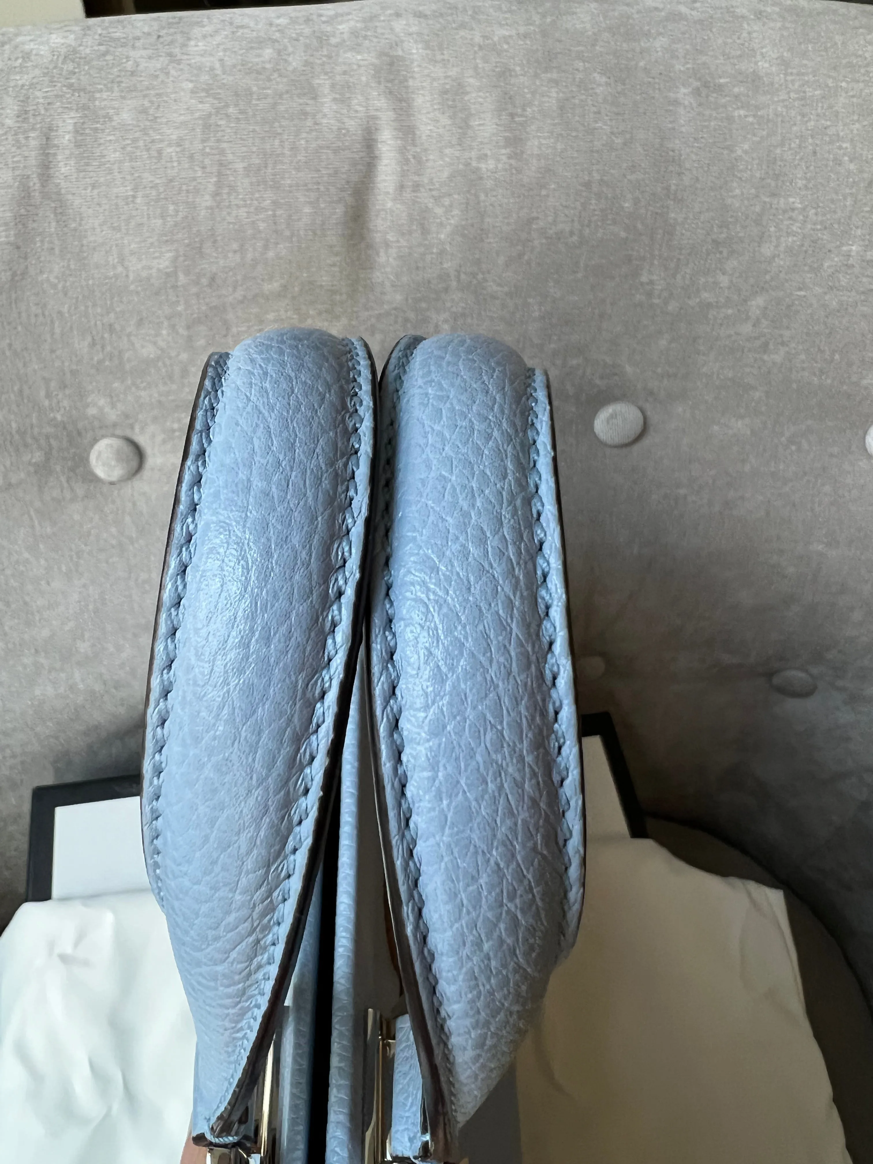 Gucci Pale Blue Medium Zumi Tote (2210)