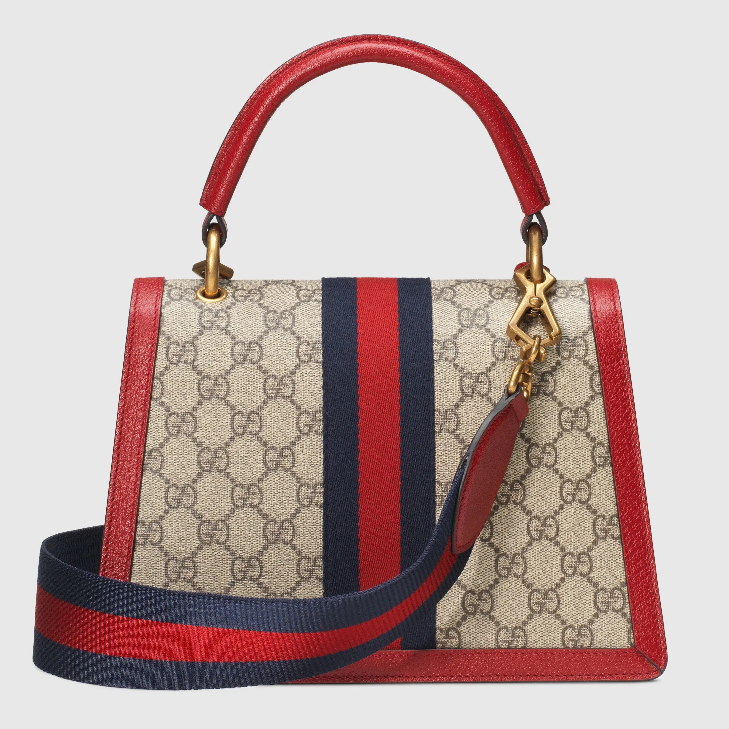 Gucci Queen Margaret GG Small Top Handle Bag Red