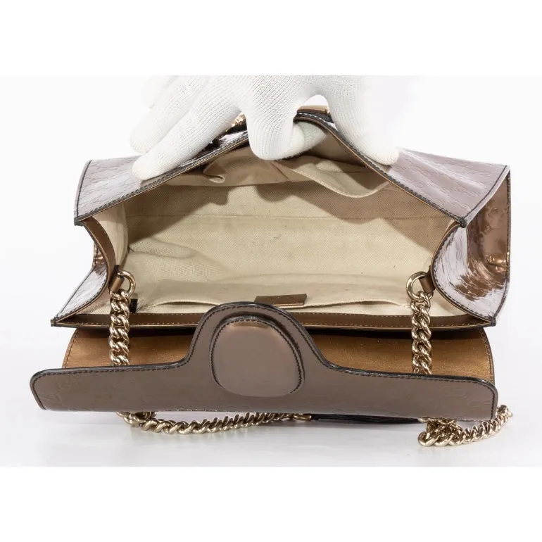 Gucci Shine Guccissima Medium Emily Chain Shoulder Bag