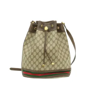 GUCCI Supreme GG Canvas Bucket Bag