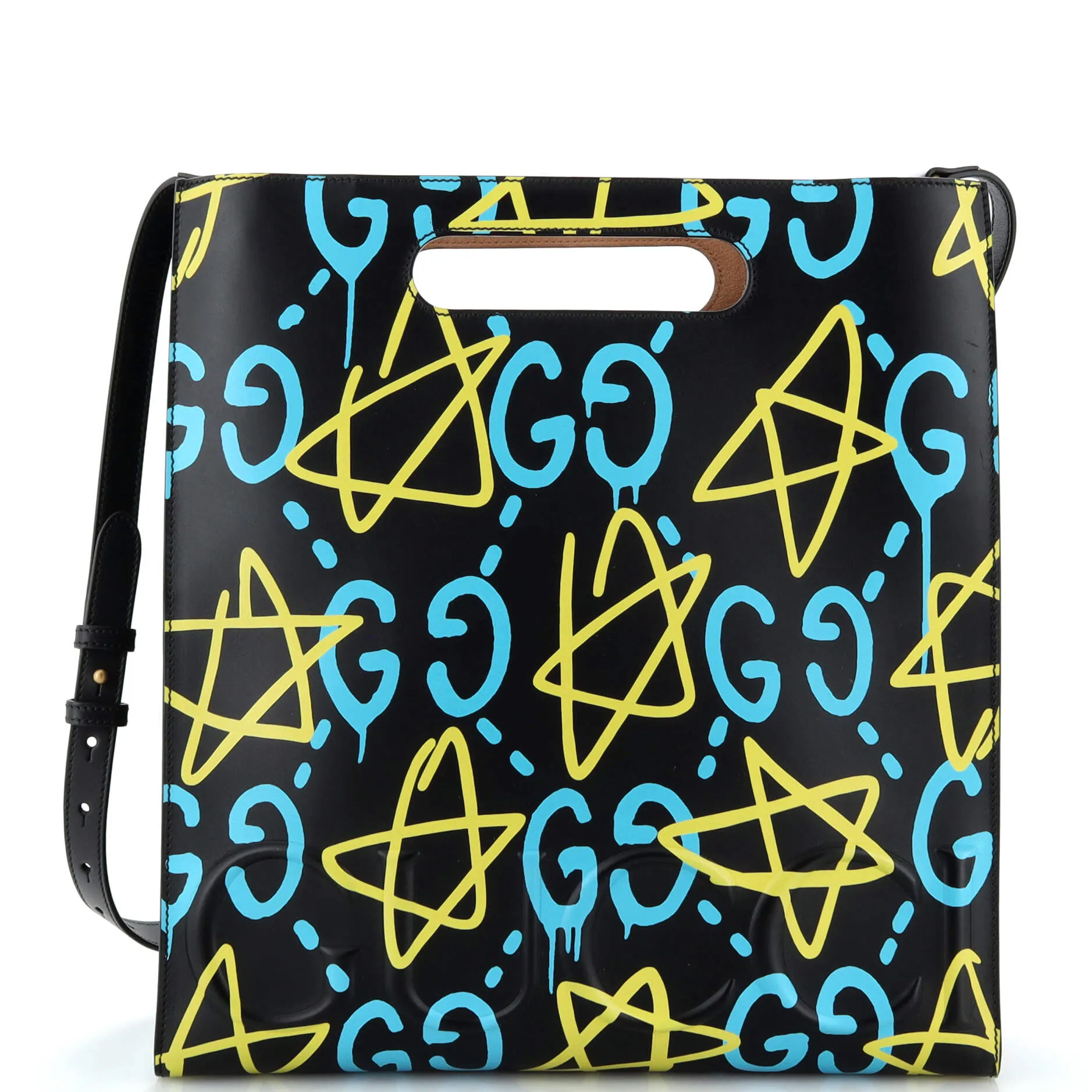 GUCCI Tote GucciGhost Leather Medium