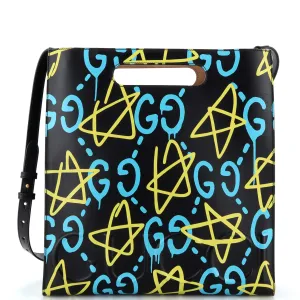GUCCI Tote GucciGhost Leather Medium