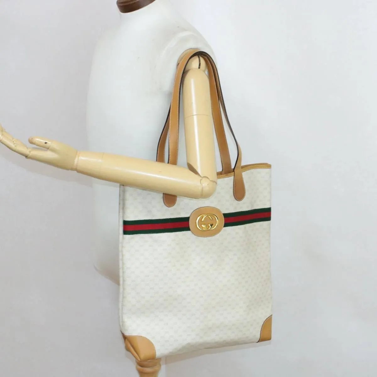 Gucci Vintage Supreme GG Canvas Tote