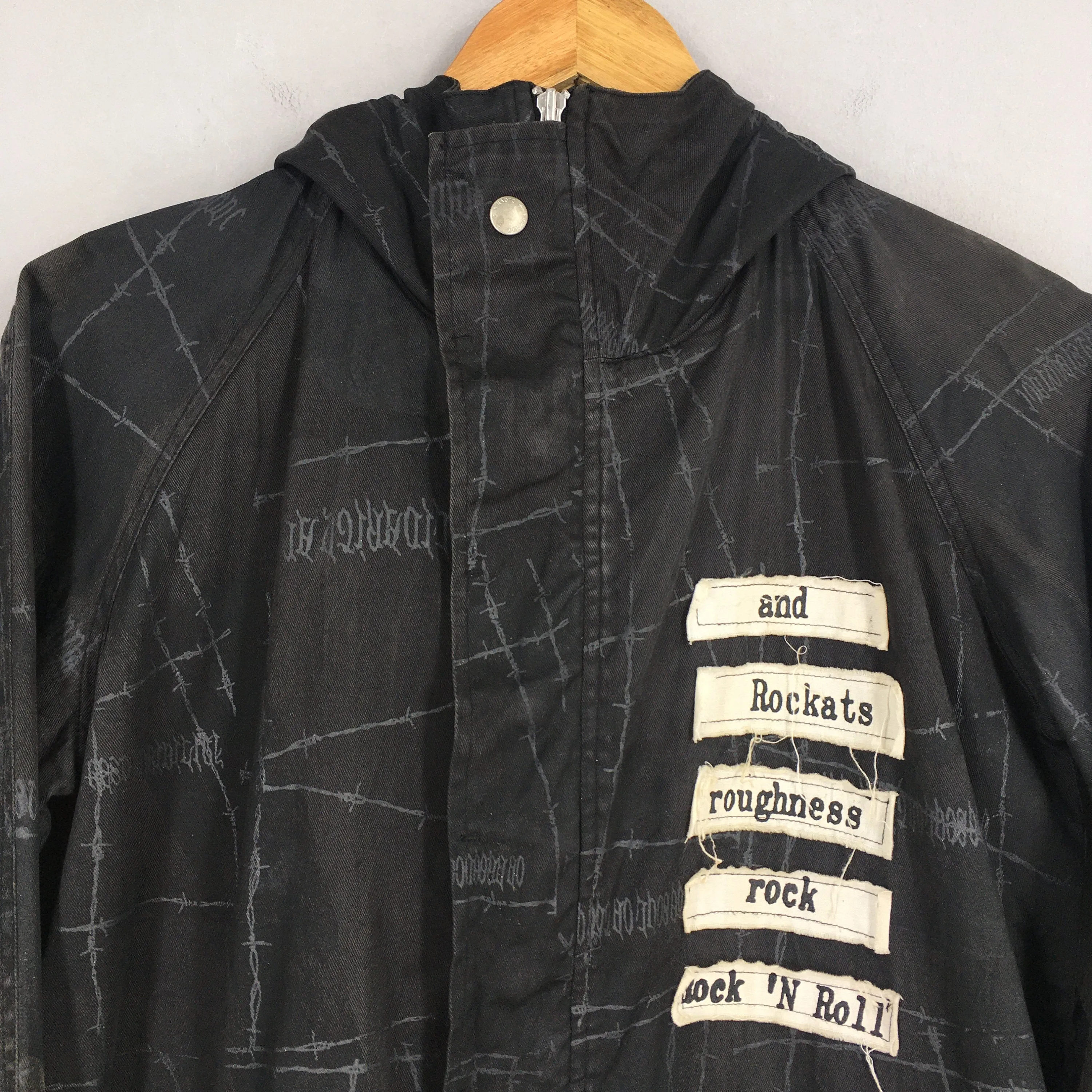 H Anarchy Seditionaries' Hoodie Black Jacket Medium