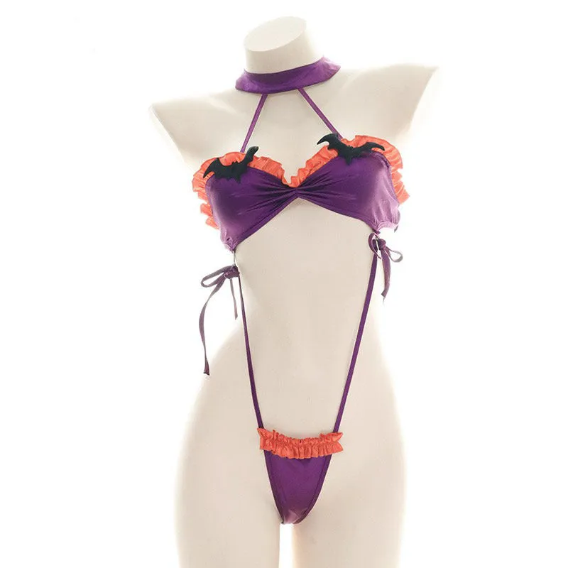 Halloween Triangle Bat Lingerie