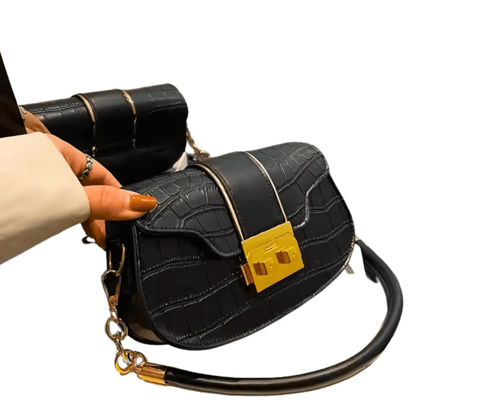 Handbags Crocodile Pattern Shoulder Bag